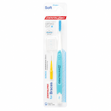 DENTALPRO ortodontinis dantų šepetėlis